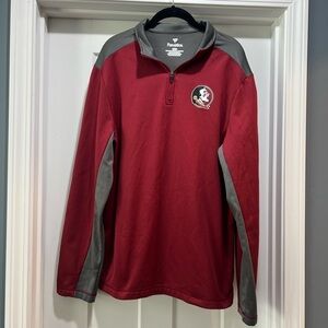 Fanatics Florida State Seminoles 1/4 Zip Pullover Sweater size L